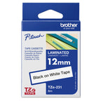 Brother TZE-231 cinta para impresora de etiquetas Negro sobre blanco (4)
