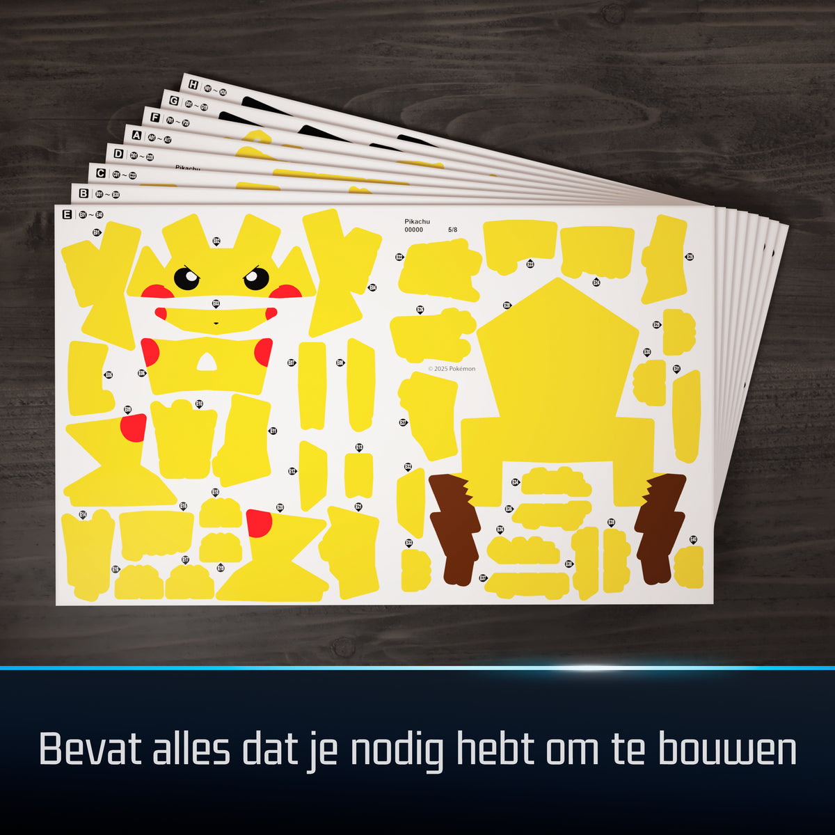 4D Build FDP FAP Pokemon Pikachu GML Puzle 3D 201 pieza(s) Dibujos