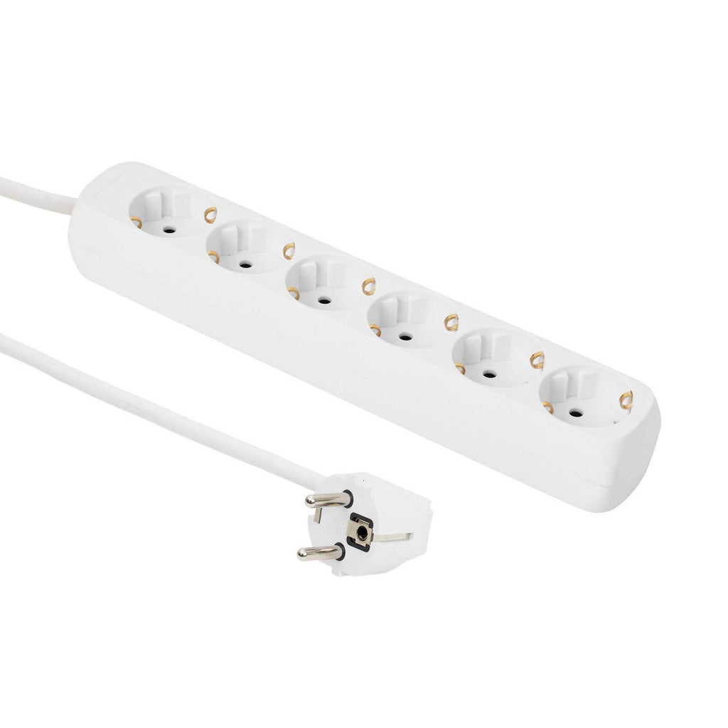 Microconnect GRU0063WA base múltiple 3 m 6 salidas AC Blanco (2)