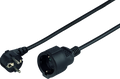 Cable de alimentación m - h 3m negro