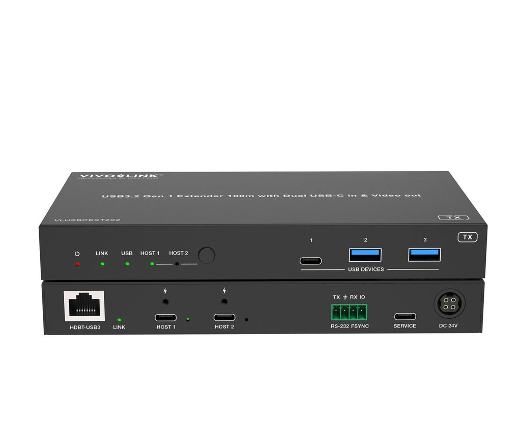 Vivolink VLUSBCEXT2X2 Adaptador gráfico USB Negro (7)