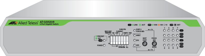 Switch PoE Allied Telesis AT-GS950/8PS (7)
