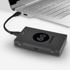 Axagon ADSA-1S6 caja para disco duro externo Carcasa de disco duro/SSD Negro 2.5" (4)