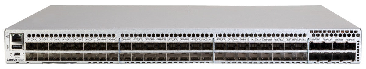 Lenovo ThinkSystem DB720S Gestionado Gigabit Ethernet (10/100/1000) 1U Plata (2)