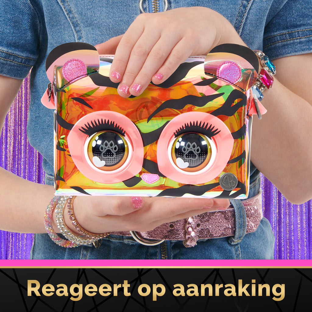 Purse Pets Purrisma Tiger Multicolor Chica Bolsa de hombro (2)