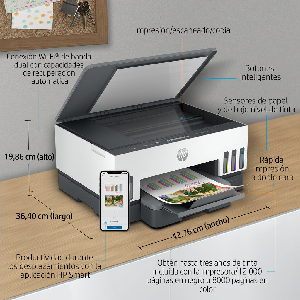 HP Smart Tank 7005 All-in-One Printer Inyección de tinta térmica A4 4800 x 1200 DPI 15 ppm Wifi (7)