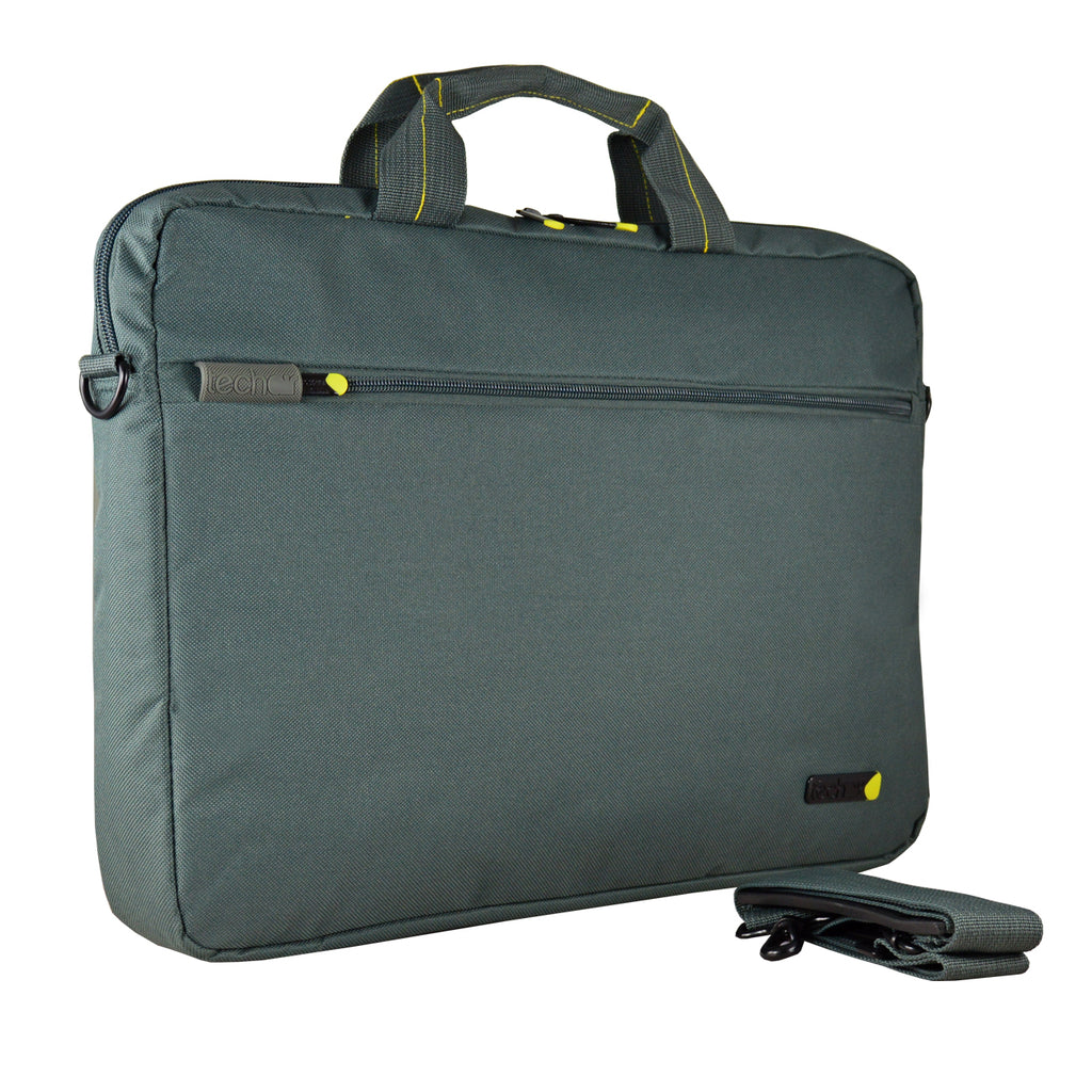 Techair Classic essential 39,6 cm (15.6") Maletín Toploader Gris (2)