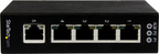 Startech IES51000 - Conmutador, 5 x 10/100/1000, sobremesa, montaje en riel DIN (2)