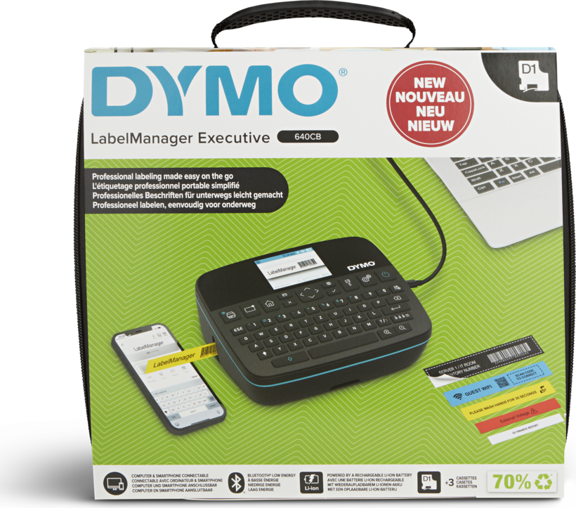 Set maletín Dymo LabelManager 640 CB (4)