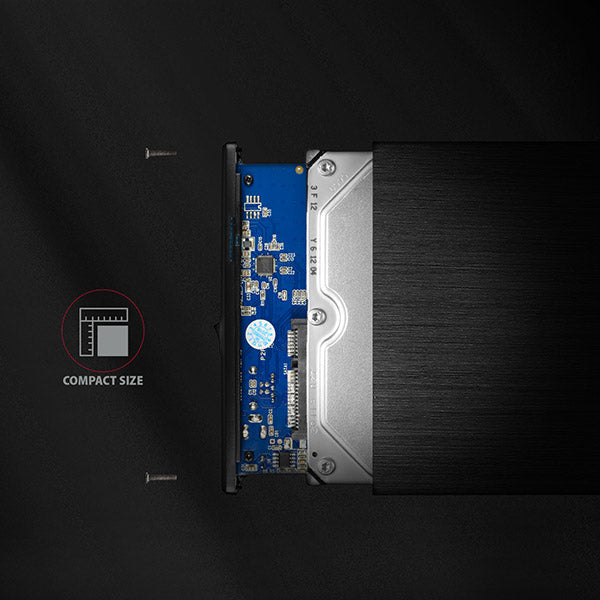 Axagon EE35-XA3 caja para disco duro externo Caja de disco duro (HDD) Negro 3.5" (7)