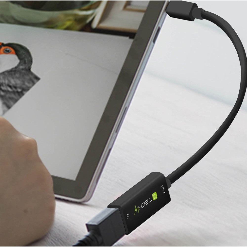 Techly IADAP MDP-HDMIF8K adaptador de cable de vídeo Mini DisplayPort HDMI Negro (6)