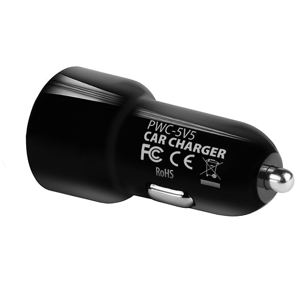 Axagon PWC-5V5 cargador de dispositivo móvil Teléfono móvil, Smartphone, Tableta, Universal Negro Encendedor de cigarrillos Carga rápida Auto (4)