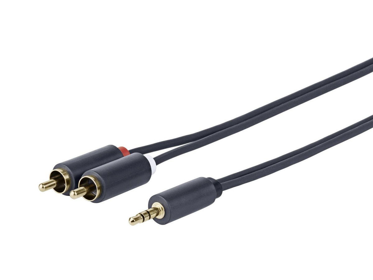 Vivolink PROMJRCA10 cable de audio 10 m 3,5mm 2 x RCA Negro (2)
