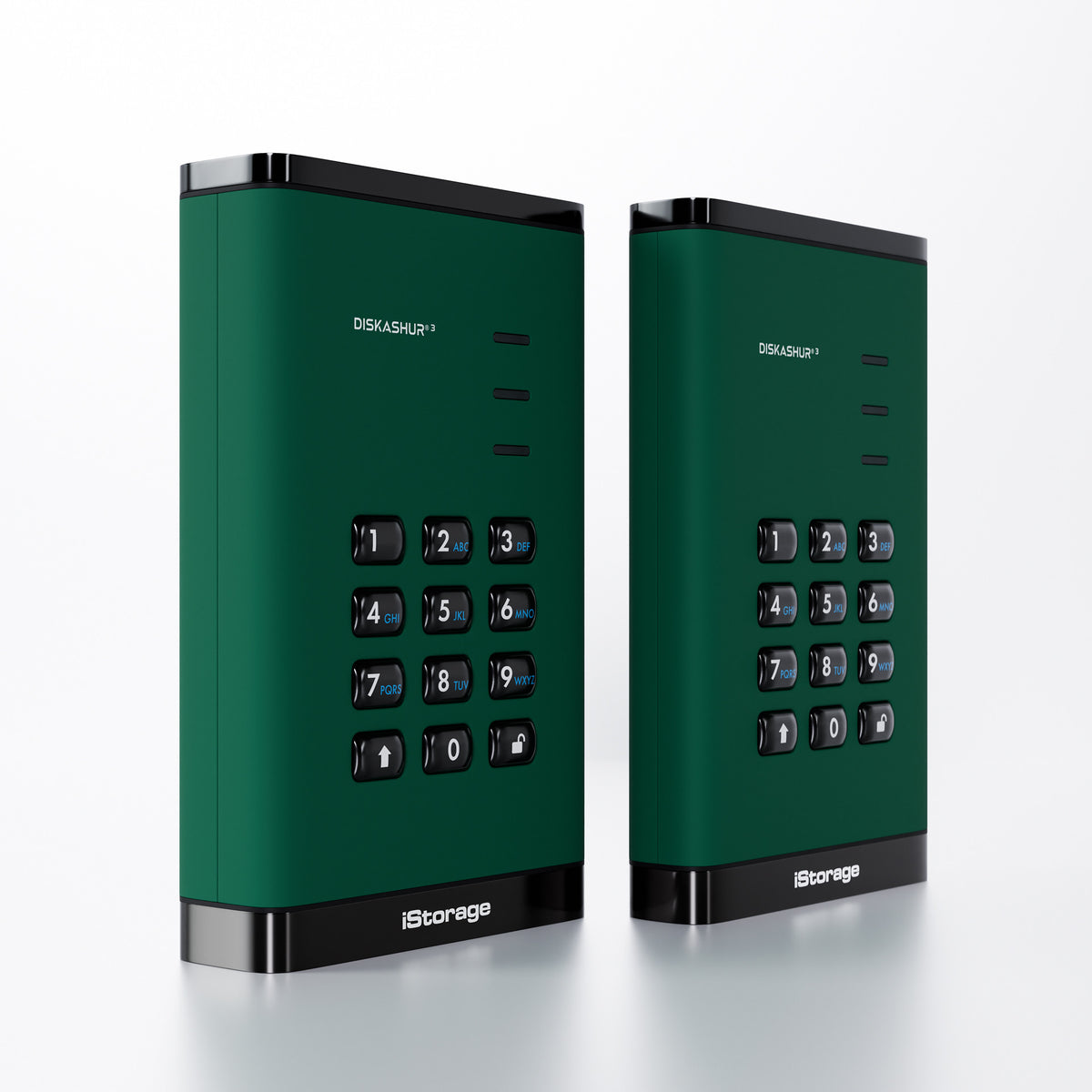 iStorage diskAshur3 HDD disco duro externo 500 GB 2.5" USB Tipo C 3.2 Gen 1 (3.1 Gen 1) Verde (6)