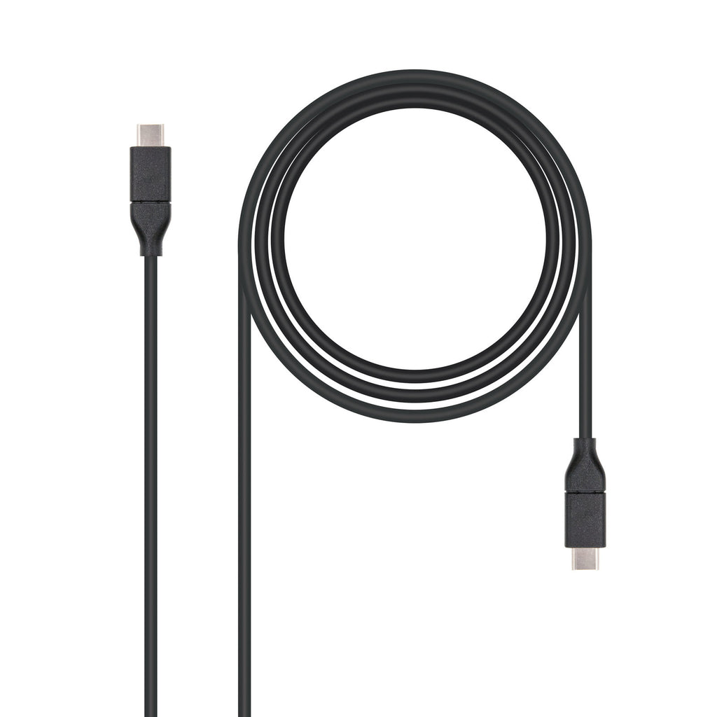 Nanocable USB 3.1, 1m cable USB USB 3.2 Gen 2 (3.1 Gen 2) USB C 10 Gbit/s Negro (2)