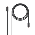 Nanocable USB 3.1, 1m cable USB USB 3.2 Gen 2 (3.1 Gen 2) USB C 10 Gbit/s Negro (2)