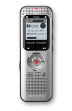 Philips Voice Tracer DVT2015 dictáfono Memoria interna y tarjeta de memoria Plata