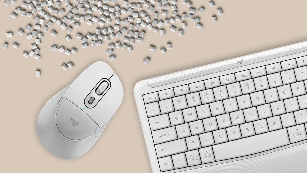 Logitech Signature Comfort Plus Combo MK880 teclado Ratón incluido Universal RF Wireless + Bluetooth QWERTZ Alemán Blanco (8)