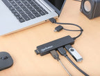 Manhattan 180863 base para portátil y replicador de puertos USB 3.2 Gen 1