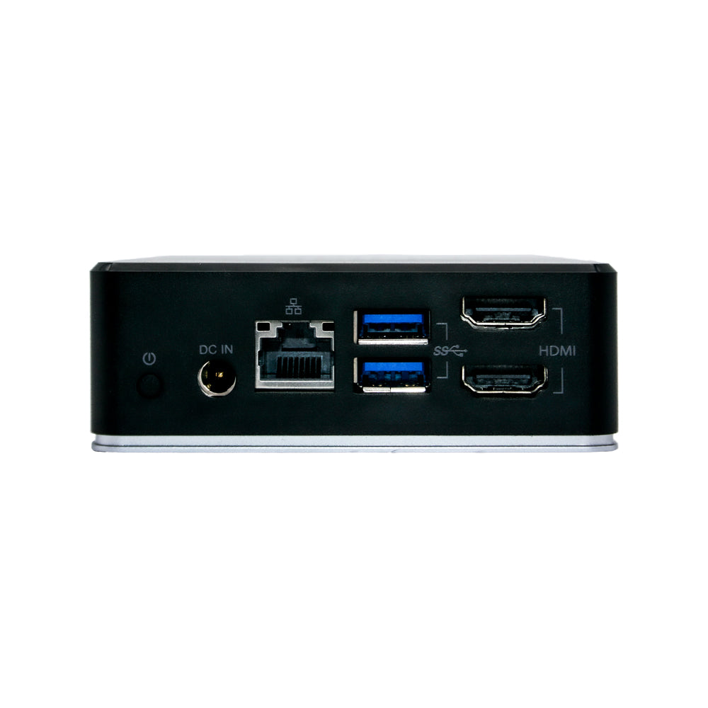 Origin Storage OSDOCK-MMUSBCA base para portátil y replicador de puertos Acoplamiento USB 3.2 Gen 2 (3.1 Gen 2) Type-C Negro, Plata (4)