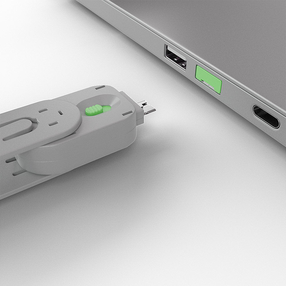 Lindy 40621 bloqueador de puerto Llave de bloqueador de puerto USB tipo A Verde Acrilonitrilo butadieno estireno (ABS) 1 pieza(s) (5)