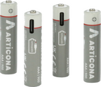 Pila AAA ARTICONA USB tipo C 4 uds.