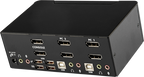 Startech SV231DPDDUA2 - 4K 60Hz, Conmutador KVM / audio / USB, 2 x KVM / audio (2)