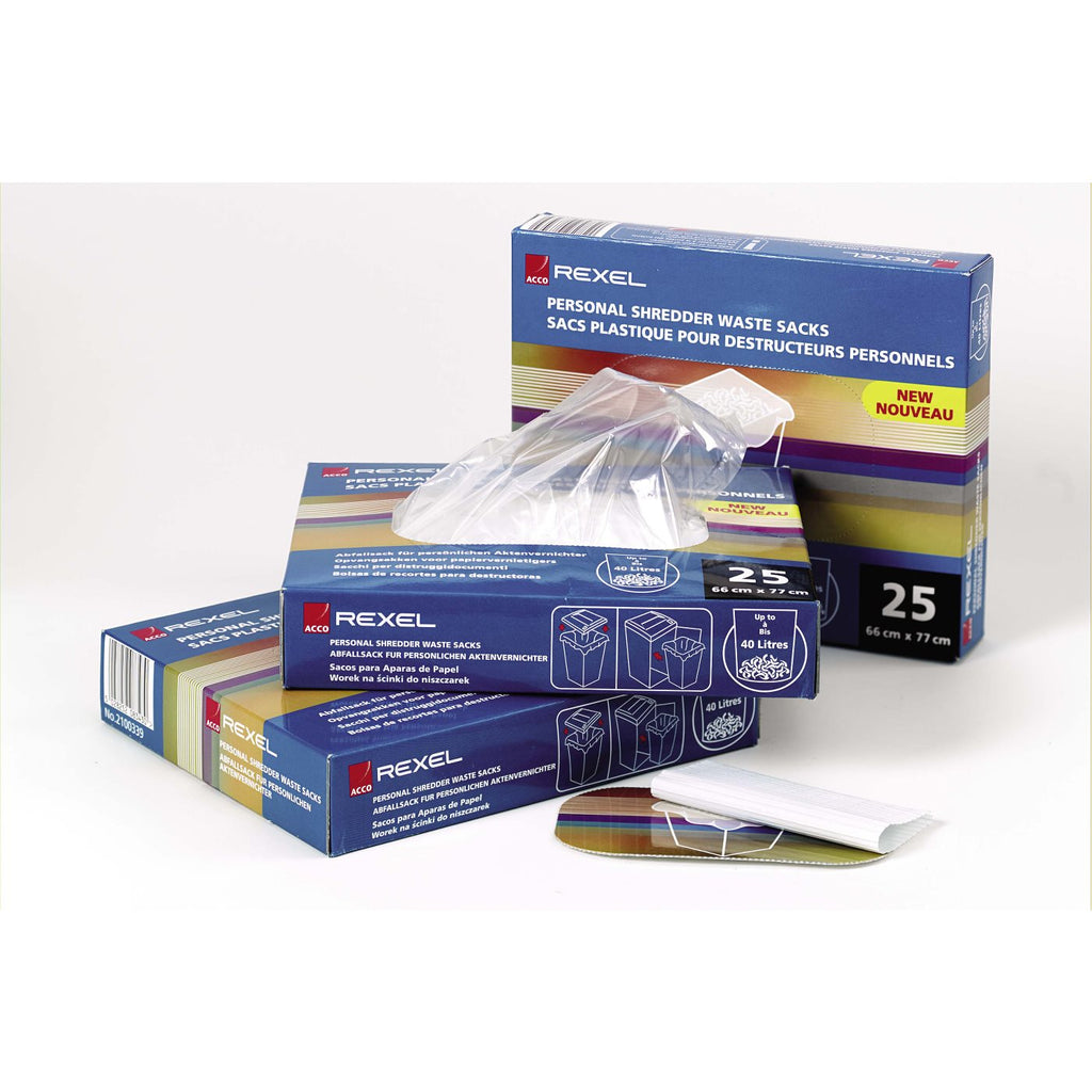 Rexel 40070 accesorio para destructoras de papel Bolsa 100 pieza(s)