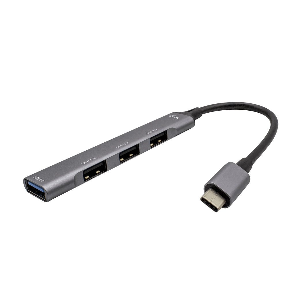 i-tec Metal C31HUBMETALMINI4 hub de interfaz USB 3.2 Gen 1 (3.1 Gen 1) Type-C Metálico