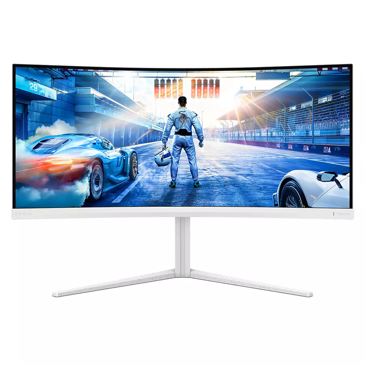 Philips Evnia 5000 34M2C5501A/00 pantalla para PC 86,4 cm (34") 3440 x 1440 Pixeles Wide Quad HD LCD Blanco