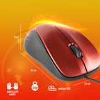 NGS CREW ratón Oficina Ambidextro USB tipo A Óptico 1200 DPI (8)