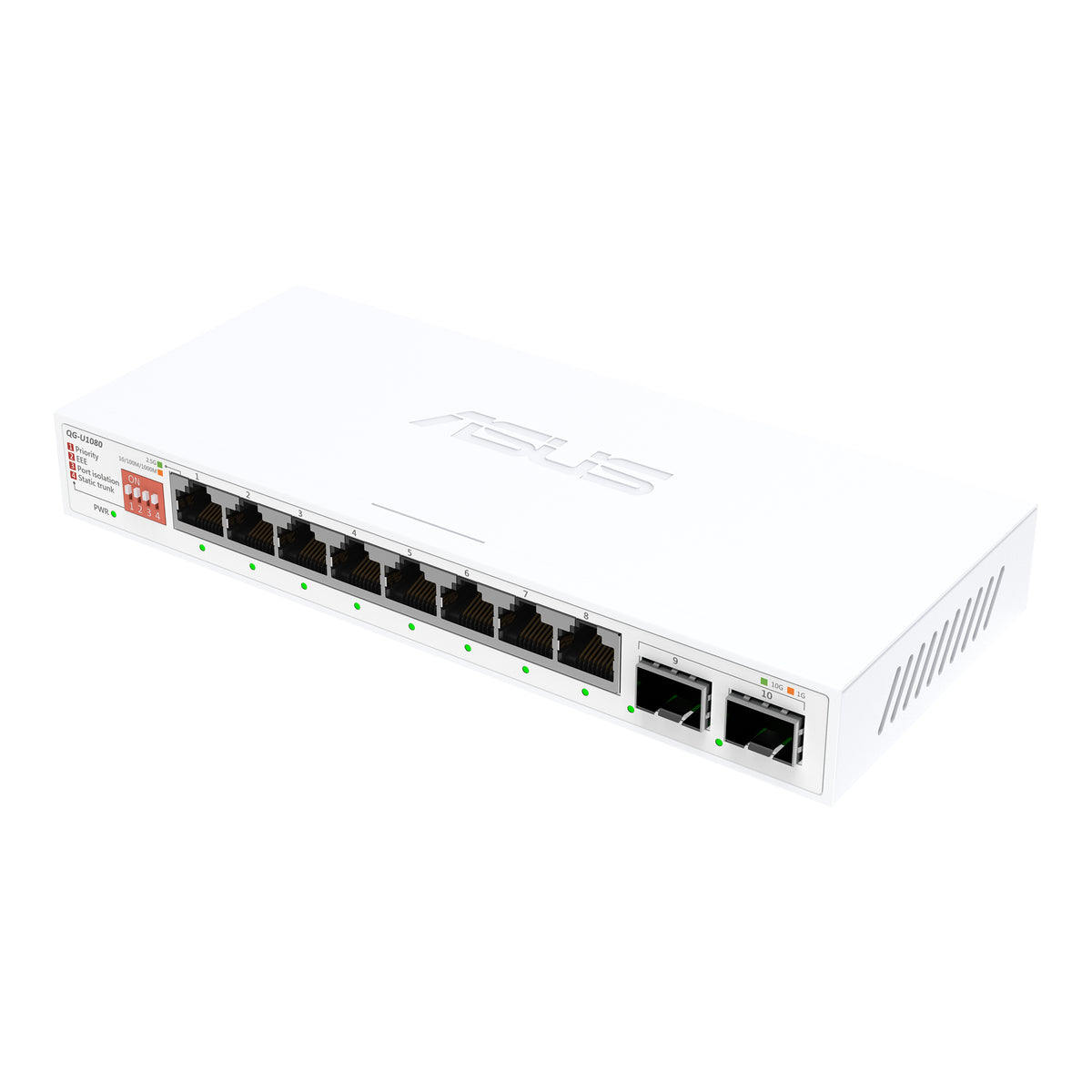 ASUS QG-U1080 No administrado 2.5G Ethernet (100/1000/2500) Blanco (3)