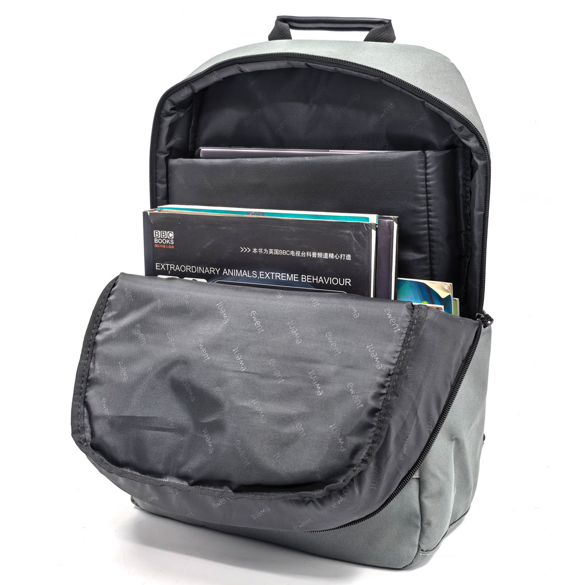 Ewent EW2538 maletines para portátil 40,9 cm (16.1") Mochila Gris (5)