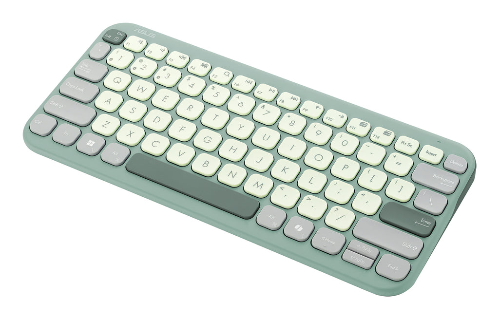 ASUS Marshmallow Keyboard KW100 teclado Hogar Bluetooth QWERTZ Alemán Verde (6)