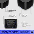 HP Thunderbolt 120W G4 Dock Wired Thunderbolt 4 Black (4)