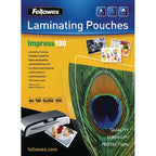 Fellowes Fundas Brillantes A4 100 piezas funda de plastificar 100mµ