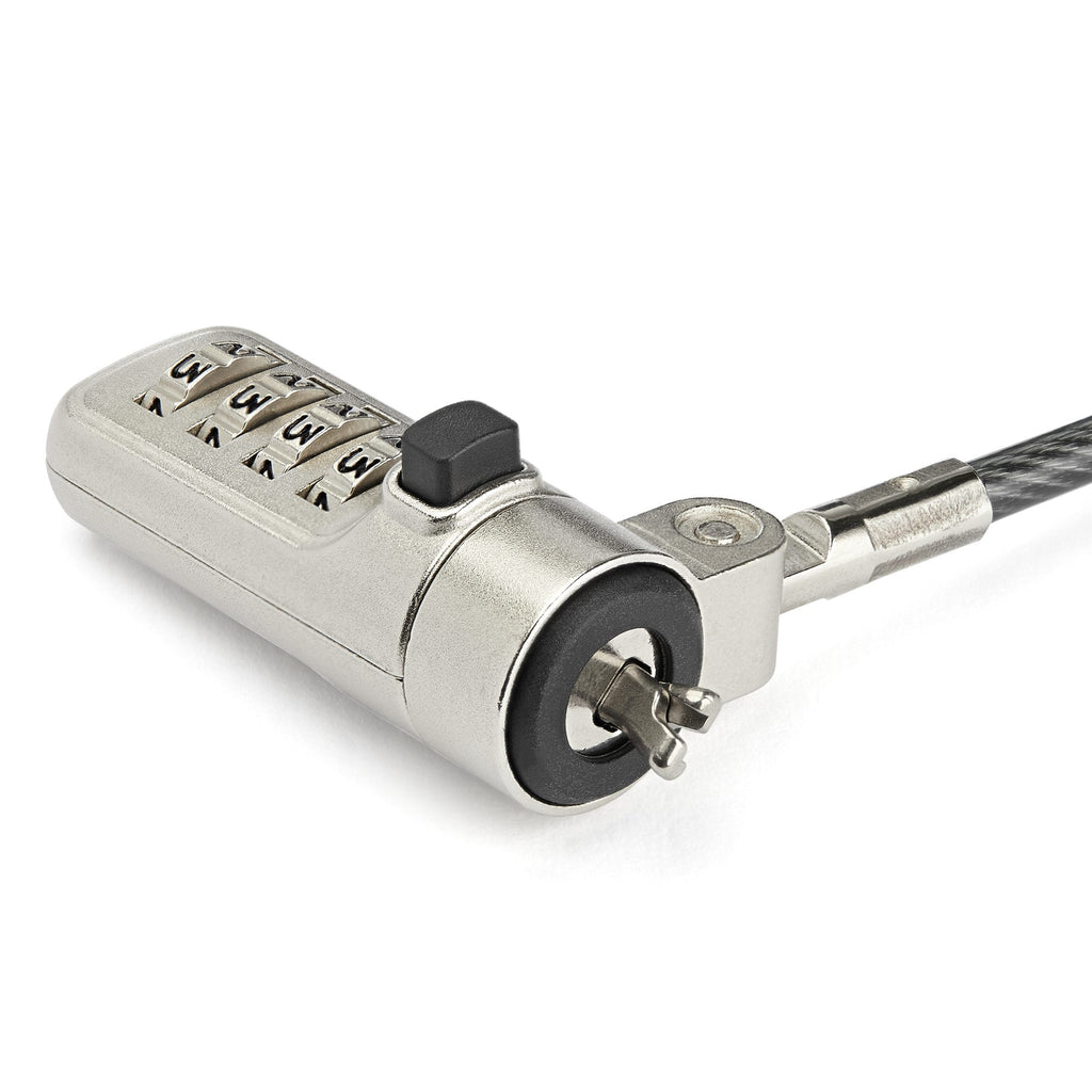 StarTech.com LTLOCKNBL cable antirrobo Negro, Plata 2,043 m