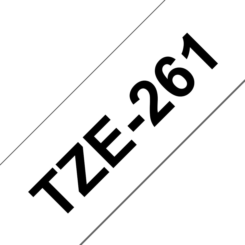 Brother TZE-261 cinta para impresora de etiquetas Negro sobre blanco TZ (2)