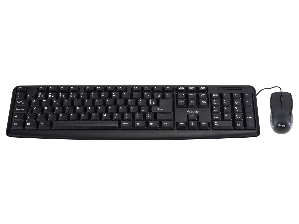 Equip 245203 teclado Ratón incluido Oficina USB QWERTY Italiano Negro (6)