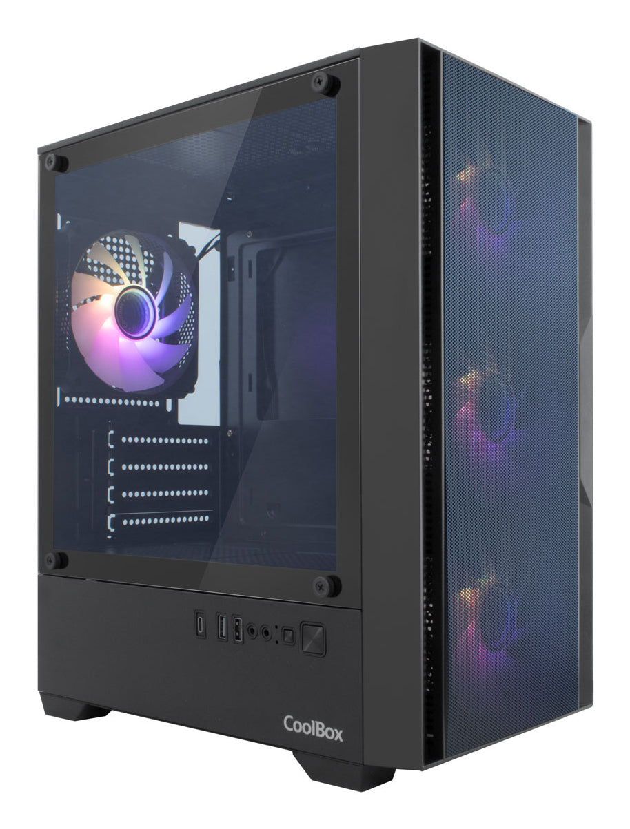 CoolBox GM220 MPFusion Micro Torre Negro
