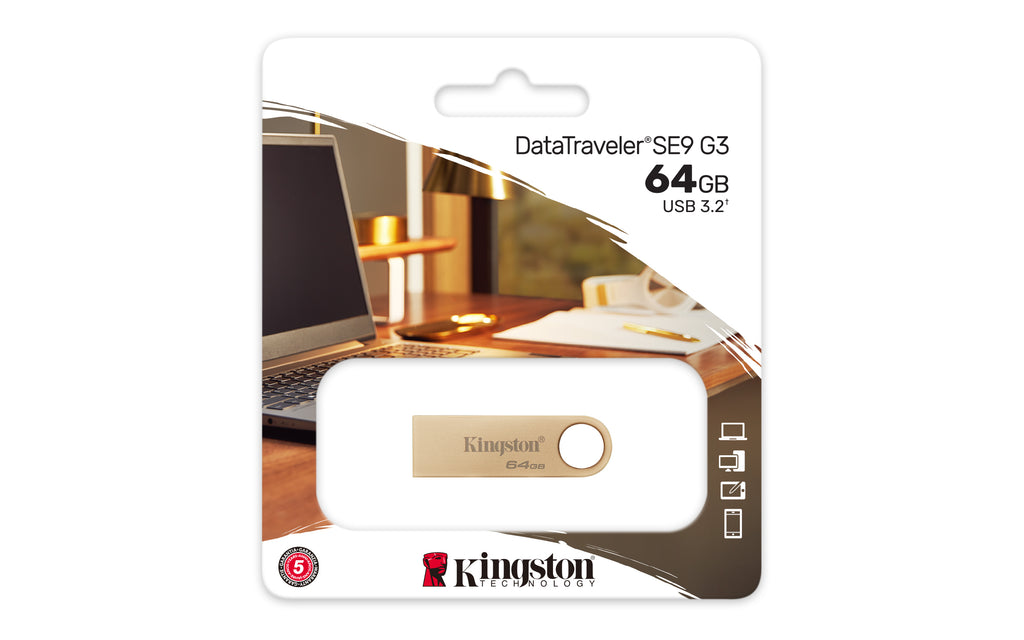 Kingston Technology DataTraveler SE9 G3 unidad flash USB USB tipo A 3.2 Gen 1 (3.1 Gen 1) Oro (5)
