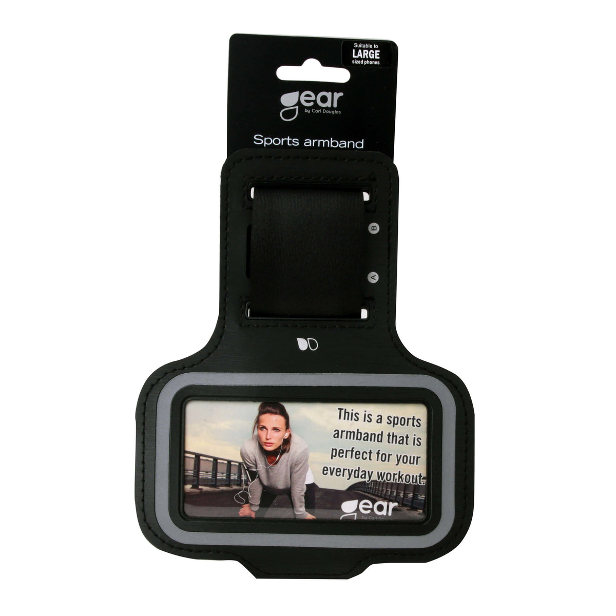 Gear 657495 funda para teléfono móvil Brazalete caso Negro (2)