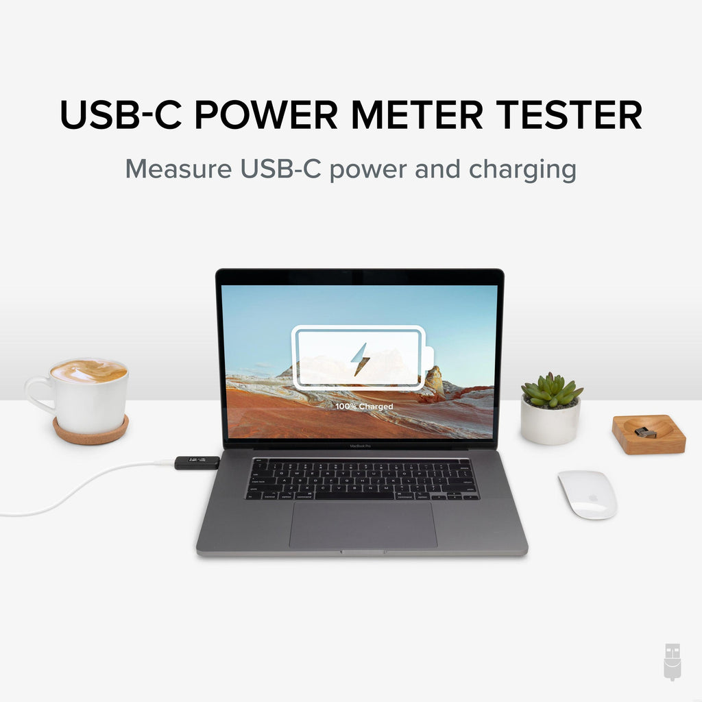 Plugable Technologies USBC-VAMETER comprobador de suministro de energía Negro (2)