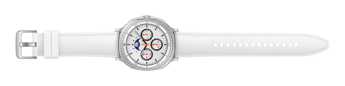 Samsung Galaxy Watch 8 Classic 3,3 cm (1.3") AMOLED Digital 438 x 438 Pixeles Pantalla táctil Plata Wifi GPS (satélite) (5)