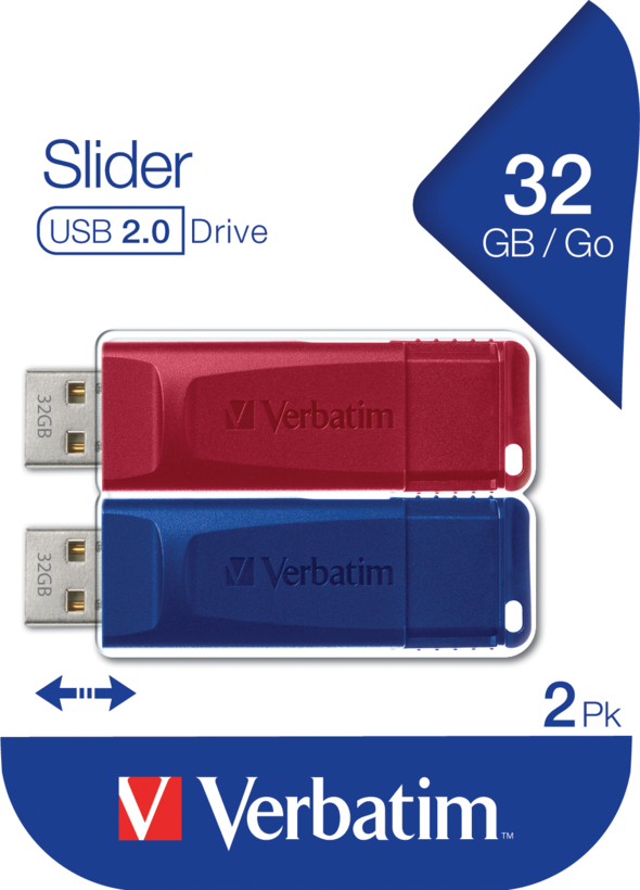 Memoria USB Verbatim Slider 32 GB (6)