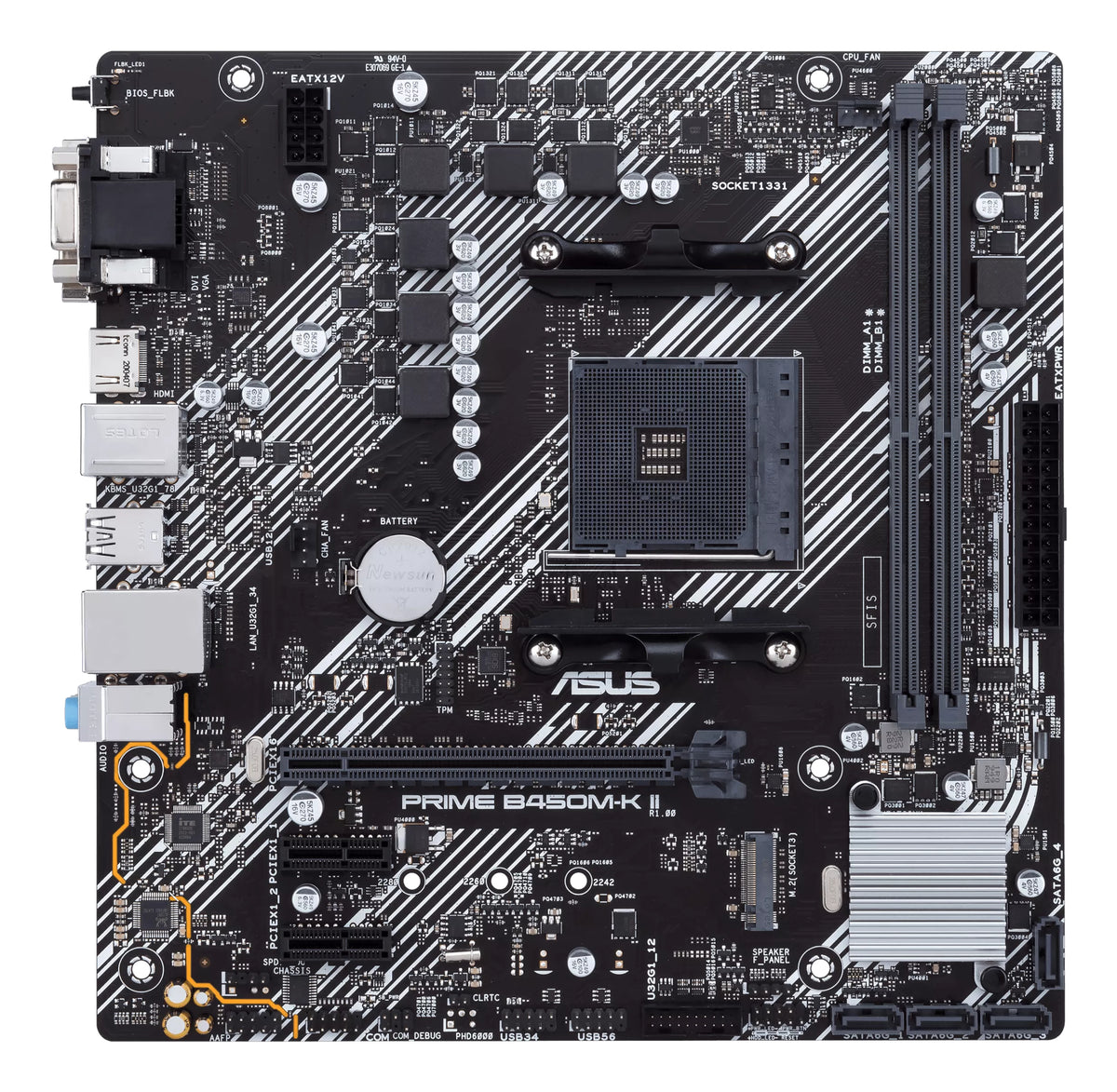 ASUS Prime B450M-K II AMD B450 Zócalo AM4 micro ATX (3)