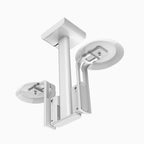 Flexson FLXE100CM2011 soporte de altavoz de techo acero inoxidable blanco