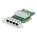 Fujitsu PCI-E 2.0 4x Gigabit Ethernet Cuatro Puertos D2745-A11 Reacondicionado