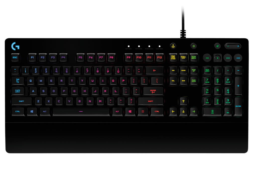 Logitech 920-008088 - Teclado, retroiluminación, USB, francés