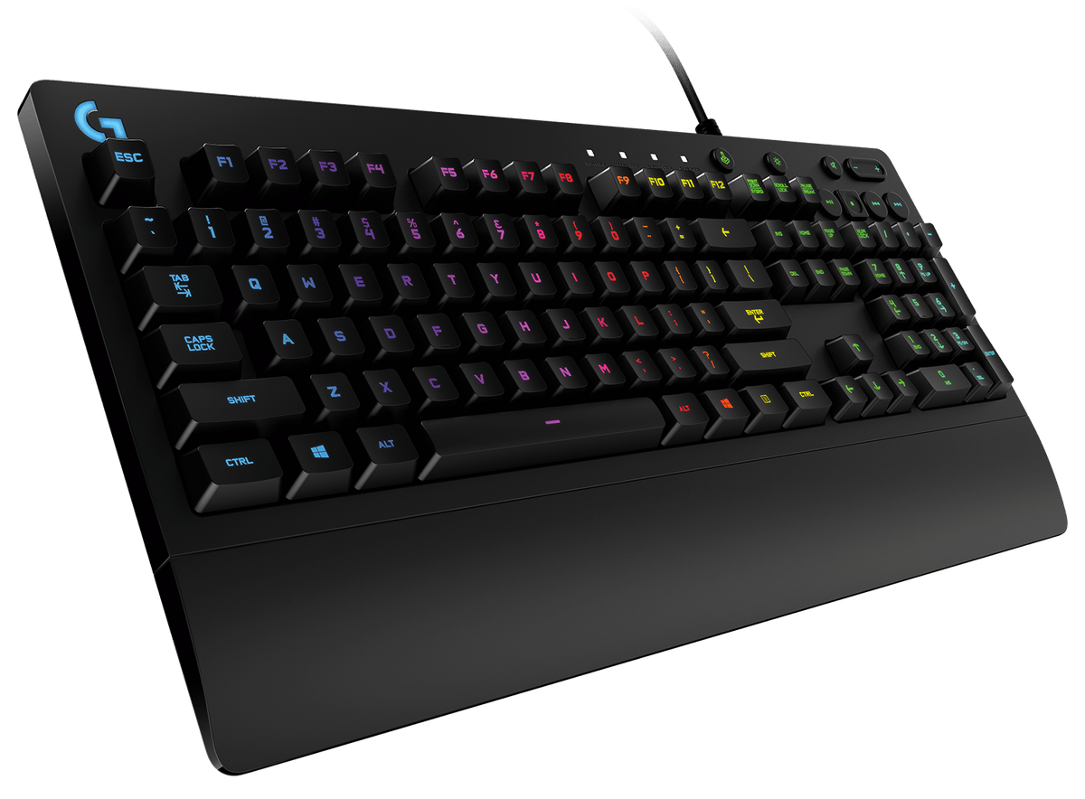Logitech 920-008088 - Teclado, retroiluminación, USB, francés